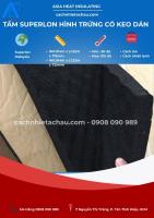 Tấm cao su hình trứng có keo dán Supe...