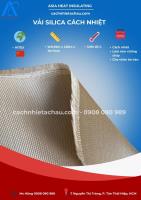 Vải Silica cách nhiệt, chống cháy 1200 độ C