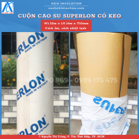 Cao su lưu hoá Superlon cách âm, cách nhiệt lạnh có keo