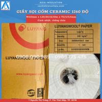 Giấy sợi gốm sứ Ceramic hiệu luyangwoo, cách nhiệt, chống cháy