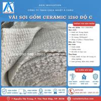 Vải bạt Ceramic cách nhiệt chống cháy 1260DC