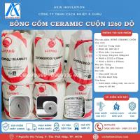 Bông Ceramic cuộn chống cháy 1260 - 1430 độ C