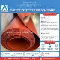 Vải thủy tinh phủ Silicone hai mặt chống cháy tia lửa hàn